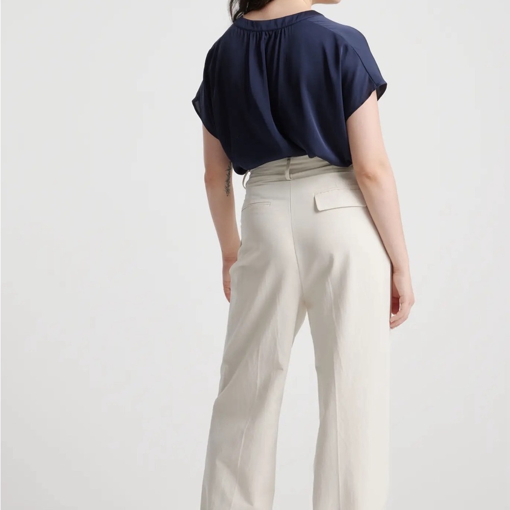 Washable Stretch Silk Dolman Sleeve Blouse